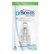 Dr.Browns Doğal Akış Biberon Emziği 2li Y Kesim