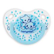Hanymish Tiny Silikon Damaklı Emzik No:2-Mavi