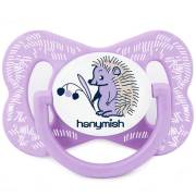 Hanymish Happy Silikon Damaklı Emzik No:3-Mor