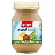Milupa Organik Yeşil Fasulye Domates 125 gr