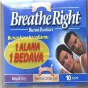 Breathe Right Burun Bandı Büyük 1 Alana 1 Bedava