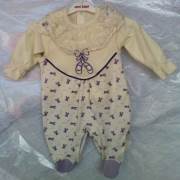 Sevi Bebe Küpür Yakalı Bluz - Tulum Kız Takım