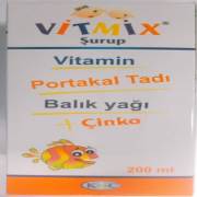Vitmix Vitamin ve Balık Yağı Şurubu
