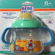Bebedor Damla Akıtmaz Kulplu & Kapaklı Bardak 180ml.
