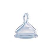 Nuk %0 BPA First Choice Biberon Emziği Silikon No:2 Orta Delik
