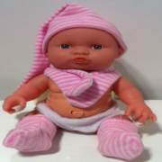 Can-Em Pembe Şapkalı Bebek