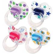 Wee 841 Damaklı Silikon Emzik 0-6 Ay No:1