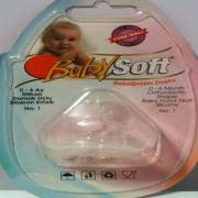 BabySoft Damaklı Silikon Biberon Emzik 0-6 Ay  No:1