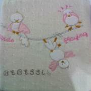 Bebessi Örme Kuşlu Battaniye 85*85 cm