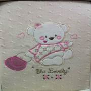 Bebessi Örme Çantalı Ayılı Battaniye 85*85 cm