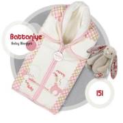 Bebelinna Ekose Kadife Fermuarlı Battaniye