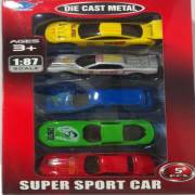 Furkan 5 Parça Metal Araba Set