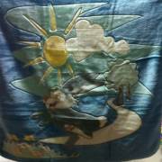 Diri Desenli Battaniye 120*100cm