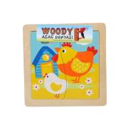 Sunman Ahşap Puzzle Çiftlik Hayvanları S01008139 