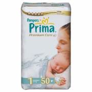 Prima Premium Care Yenidoğan 1 Numara Dry Max 50 Adet 2-5 kg