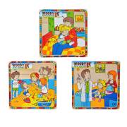 Sunman 16 Parça 2li Puzzle S01006665