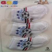 BBS 197 Desenli Bebek Çorap 3lü