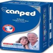 Canped Belbantlı Büyük Boy Gece Hasta Bezi 7li