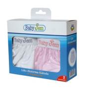 Baby Jem 2li Lüx Kokulu Alıştırma Külodu - Beyaz / Mavi