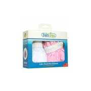 Baby Jem 2li Lüx Kokulu Alıştırma Külodu - Beyaz / Pembe