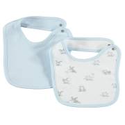 Mycey Bebe Önlüğü 2li Set - Mavi