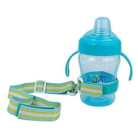 Mycey Biberon Kordonu - Mavi Çizgili