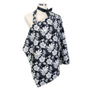 Mycey Emzirme Önlüğü / Siyah - Beyaz