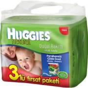 Huggies Yenidoğan Islak Havlu 3 Al 2 Öde Saf ve Doğal