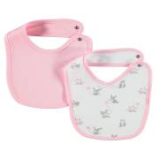 Mycey Bebe Önlüğü 2li Set - Pembe