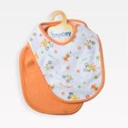 Mycey Bebe Önlüğü 2li Set - Turuncu