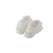 Baby Jem Saten Tüllü Kız Patik - Ekru