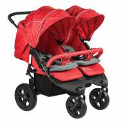 Sunny Baby 9027 Sweety İkiz Bebek Arabası Kırmızı