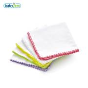 Babyjem 10Lu Penye Ağız Bezi Beyaz 20*20