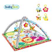 Babyjem Oyuncaklı Oyun Minderi Kare Desen