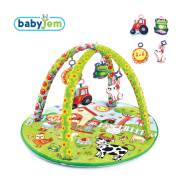 Babyjem Oyuncaklı Oyun Minderi Yuvarlak Desen