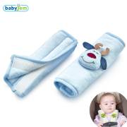 Babyjem Emniyet Kemeri Koruyucu Ped Oyuncaklı Mavi