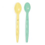 Babyjem 2li Mama Kaşığı Yeşil-Sarı