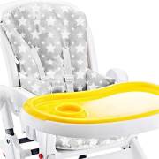 Babyjem Mama Sandalyesi Minderi- Gri Yıldız