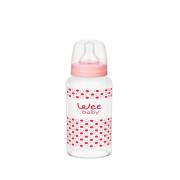 Wee Baby 772 Isıya Dayanıklı Cam Biberon 240ml - Pembe