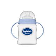 Wee Baby 791 Kulplu Geniş Ağızlı PP Biberon 250 ml - Mavi