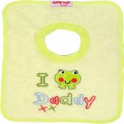 Sevi Bebe Yakalı Havlu Önlük  Yeşil