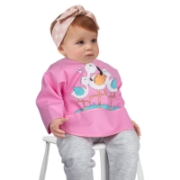 Sevi Bebe Kollu Önlük Pembe