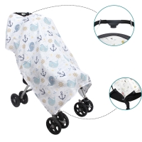 Sevi Bebe Müslin Bebek Arabası Örtüsü