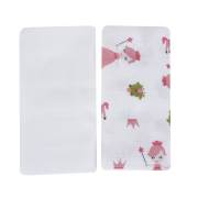 Sevi Bebe Çok Amaçlı Müslin Bez (2Adet) - Prenses Desen