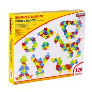 Pilsan Eğlenceli Bloklar Kutulu (128 Parça) 03298