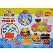Dede Art Craft Eğitici Doğum Günü Pasta Kalıplı Oyun Hamuru Seti 03277
