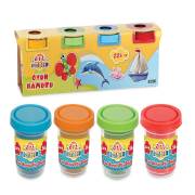 Dede 4Lü Oyun Hamuru 224Gr 03280