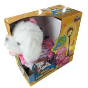 Vardem Kut.Peluş Köpek Fino -Yürür, Kuyruk Sallar, Havlar PJX-1408/JX-1515 