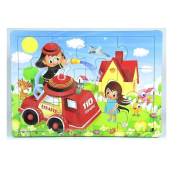 Vardem 12 Parça Eğitici Ahşap Puzzle 8 Asorti VARDEM-022282-V247271