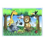 Vardem 12 Parça Eğitici Ahşap Puzzle 8 Asorti VARDEM-022282-V247271